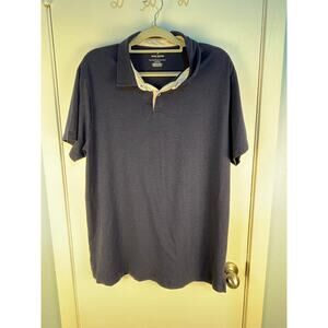 Daniel Hechter Polo Shirt XL Blue Pima Cotton Preppy Golf Officecore